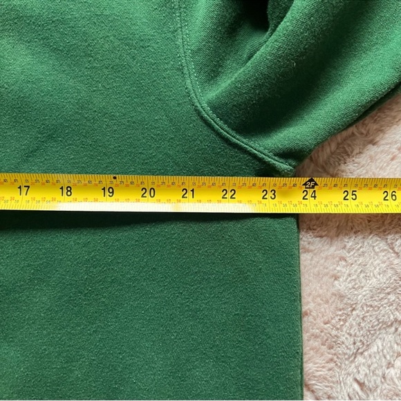 ZARA Loose Fit Crewneck Sweatshirt Oversized Dark Hunter Green Sweater Top - Picture 5 of 6